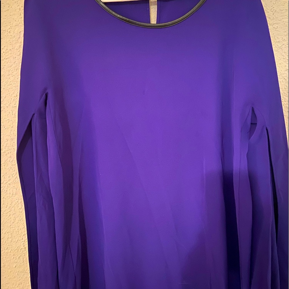 Purple Calvin Klein dress
